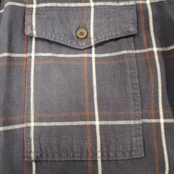 RIDGECUT TOUGHWEAR MEN'S LONG SLEEVE HEAVY FLANNEL SHIRT WITH ELBOW PATCH SIZE L - Picture 4 of 10